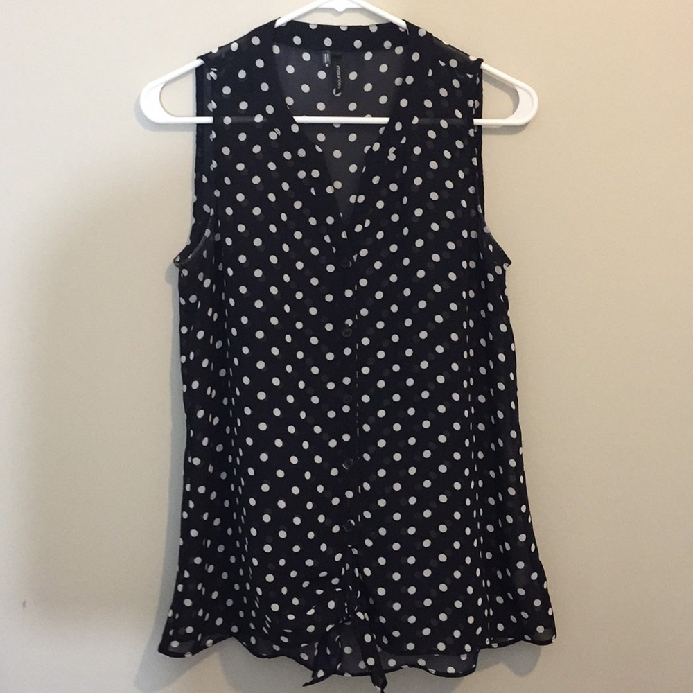 Sheer summer blouse.